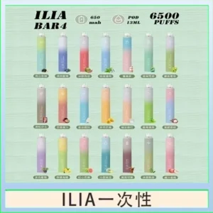ILIA BAR 4 哩啞四代一次性抛棄式電子煙 6500口拋棄式