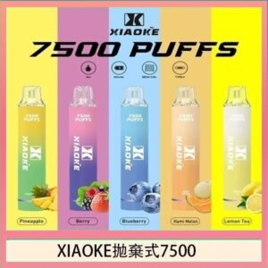 梟客XIAOKE一次性電子菸拋棄式7500口