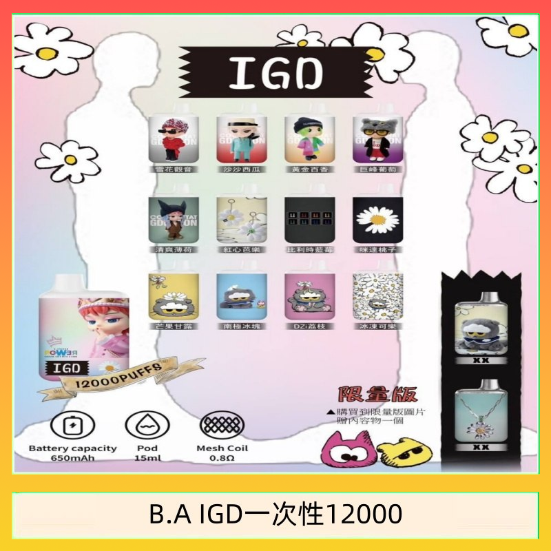 B.A IGD12000口 電子煙