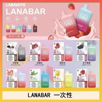 LANA BAR可充电一次性電子煙霧化5000口(3.0%)